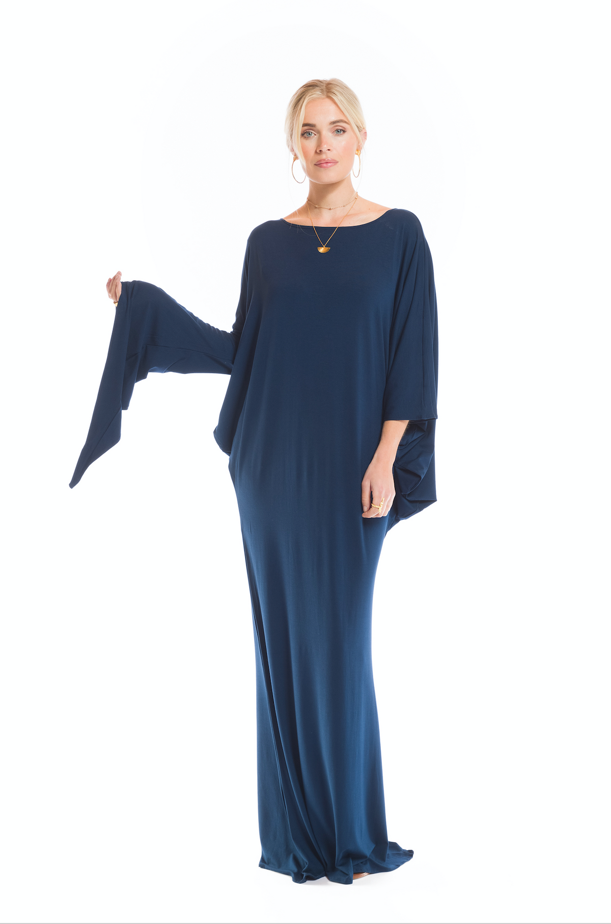 GRECIAN DRESS NAVY