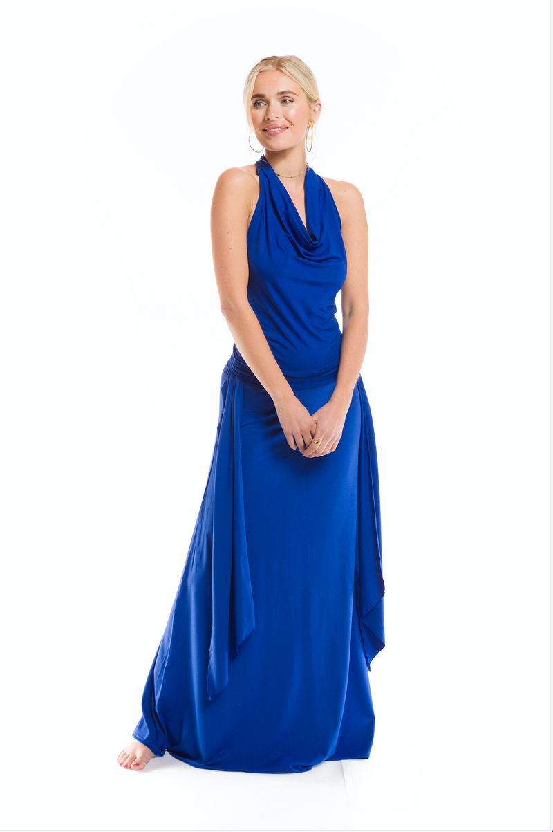 HALTER NECK COBALT BLUE