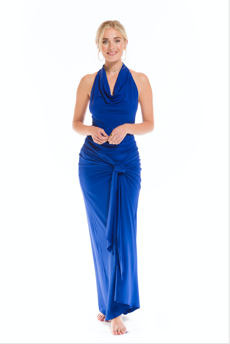 HALTER NECK COBALT BLUE