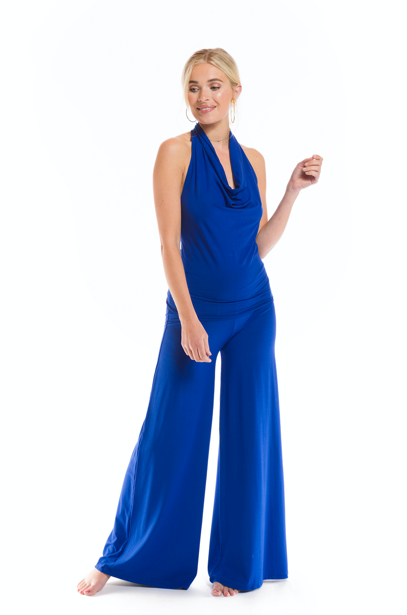 HALTER NECK COBALT BLUE