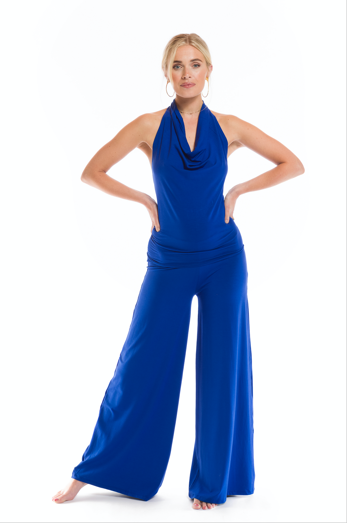 HALTER NECK COBALT BLUE