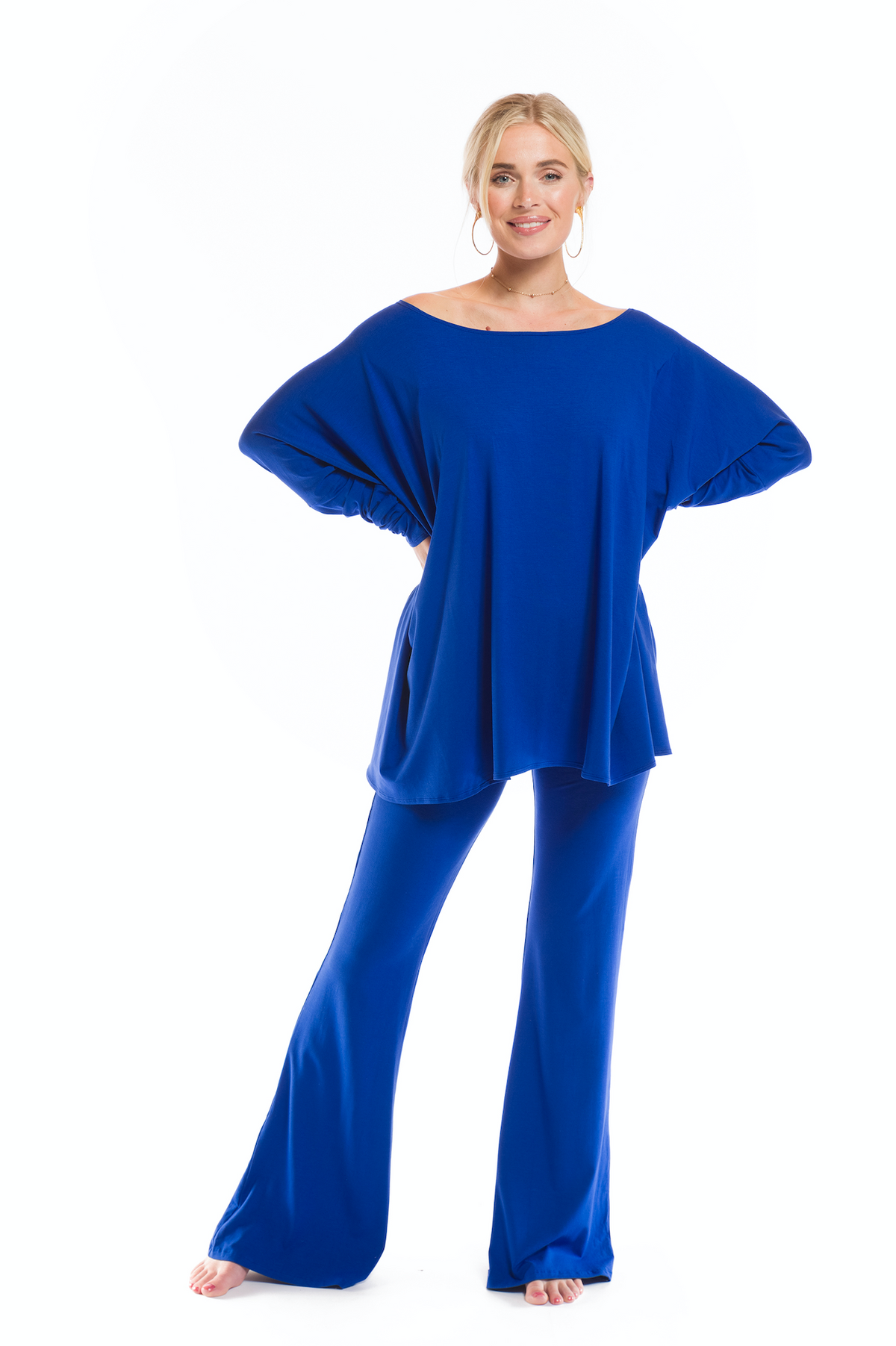 BAGGY BOX TOP COBALT BLUE