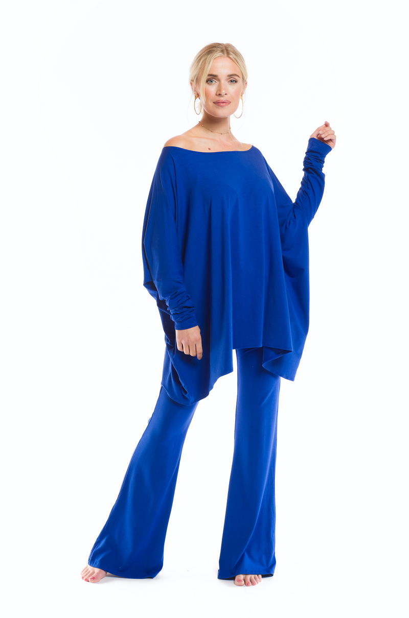 BAGGY BOX TOP COBALT BLUE