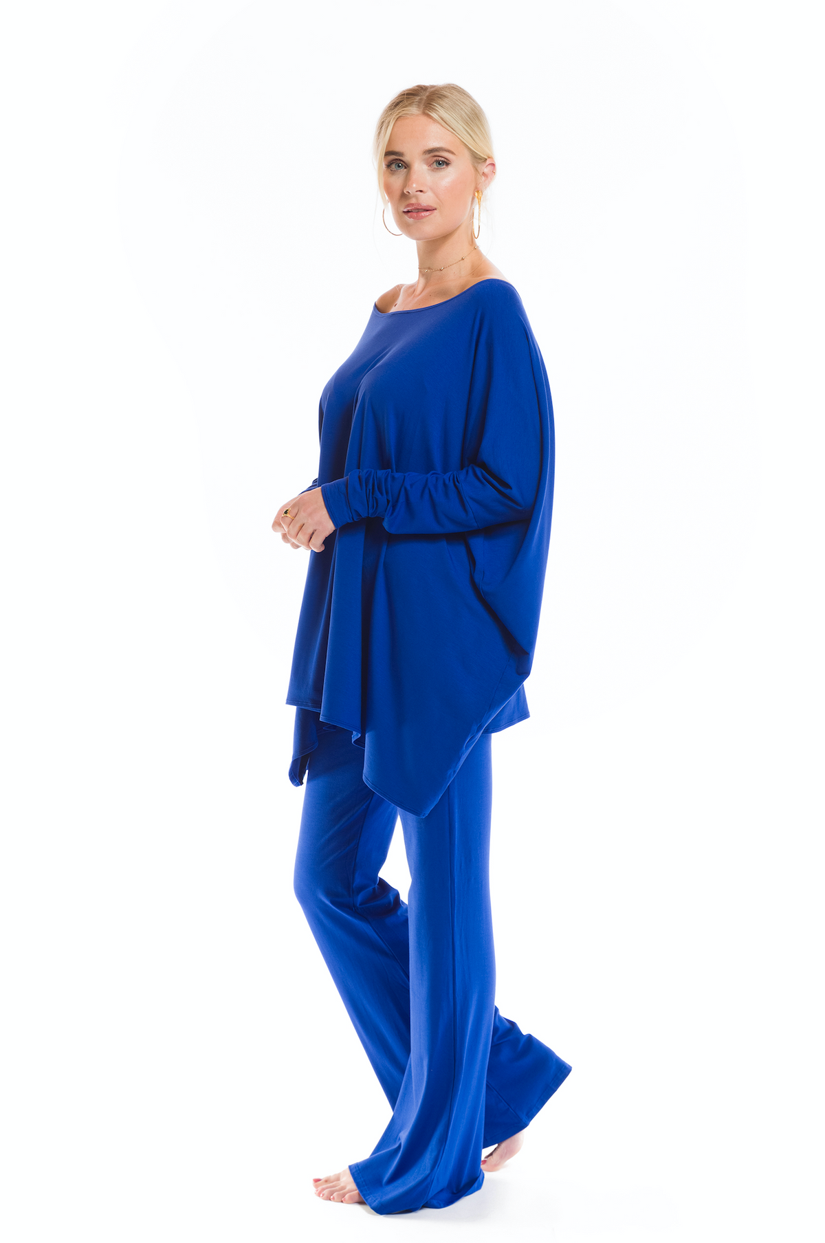 BAGGY BOX TOP COBALT BLUE