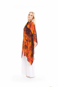 Angel Wings Cashmere Dharma Shawl - Phoenix Flys High - MUDRA