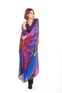 Angel Wings Dharma Silk Shawl - Rainbow - MUDRA