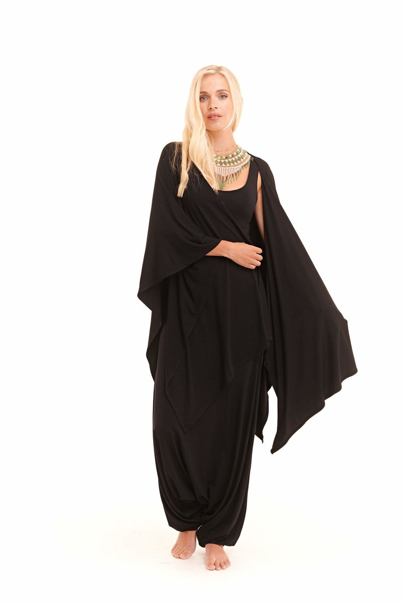 Bamboo Fitted Jumpsuit Black - MUDRA