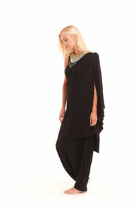 Bamboo Fitted Jumpsuit Black - MUDRA