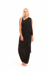 Bamboo Fitted Jumpsuit Black - MUDRA