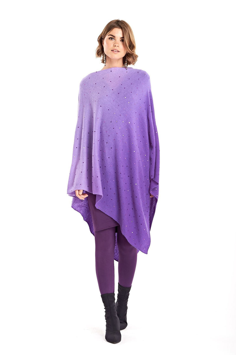 Bamboo Long Leggings Purple - MUDRA