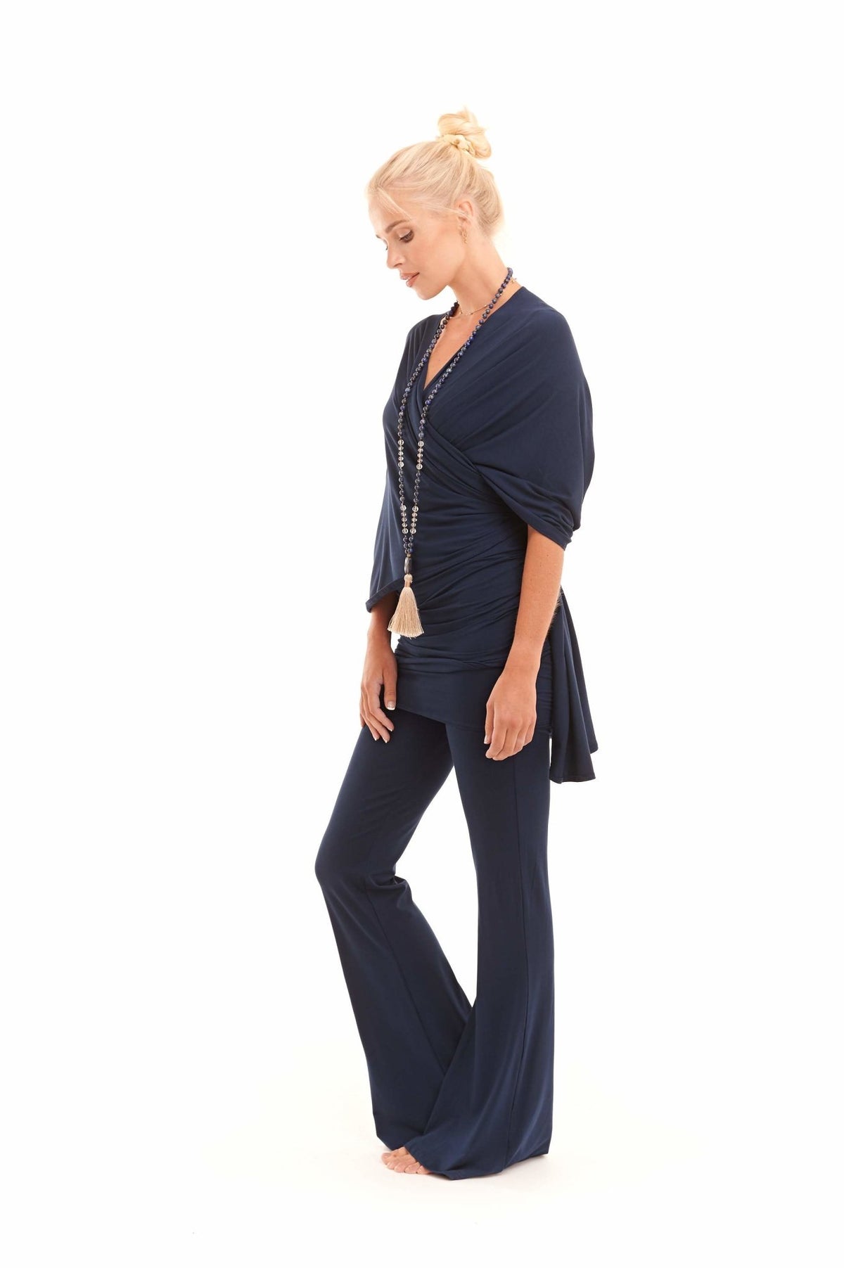 Bamboo Soul Pants Navy - MUDRA