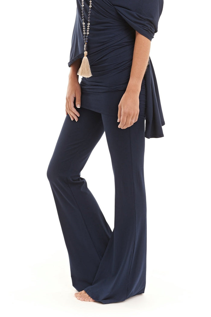 Bamboo Soul Pants Navy - MUDRA