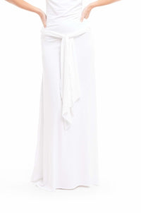 Bamboo Thai Skirt White - MUDRA