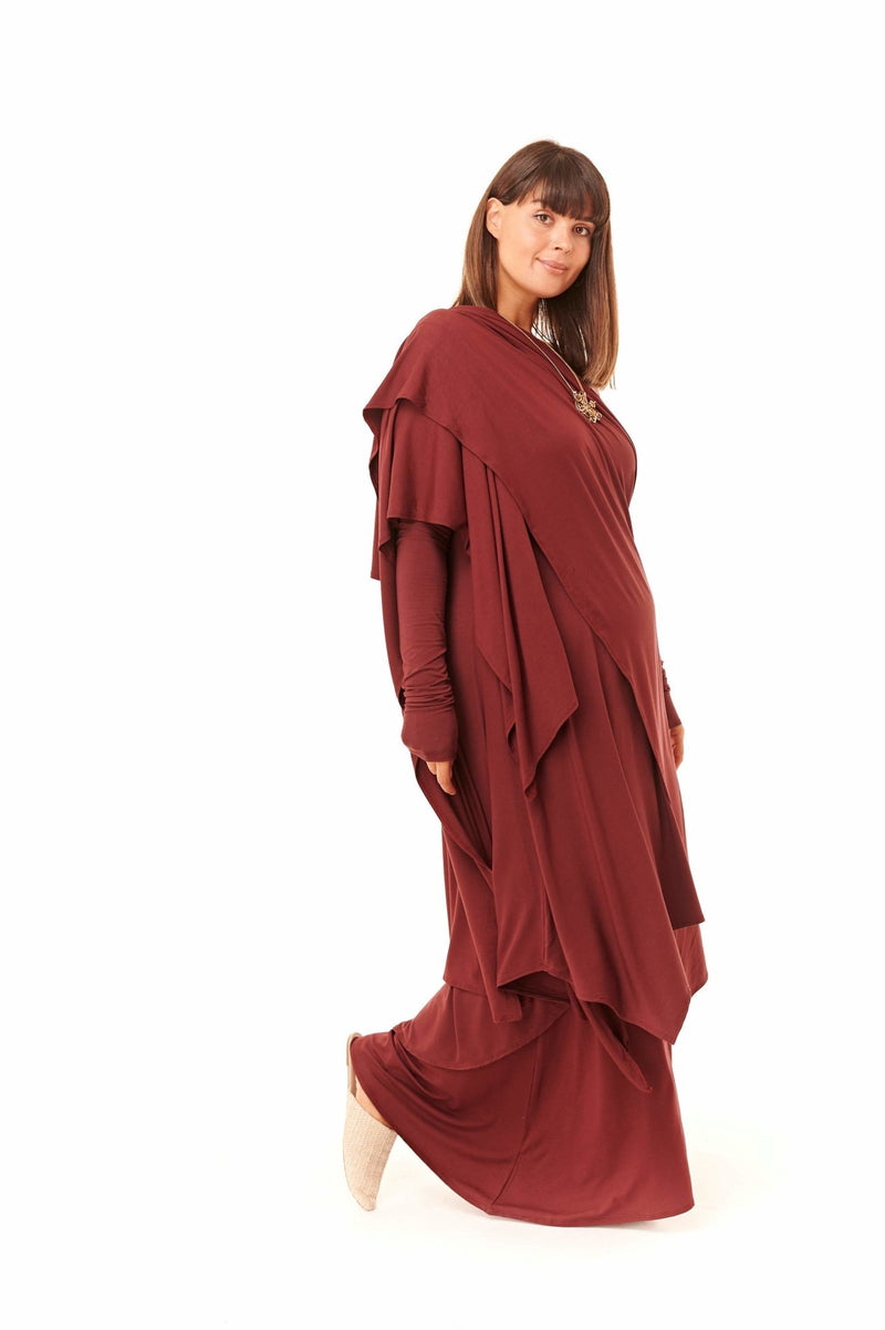 Bamboo Wrap Burgundy - MUDRA