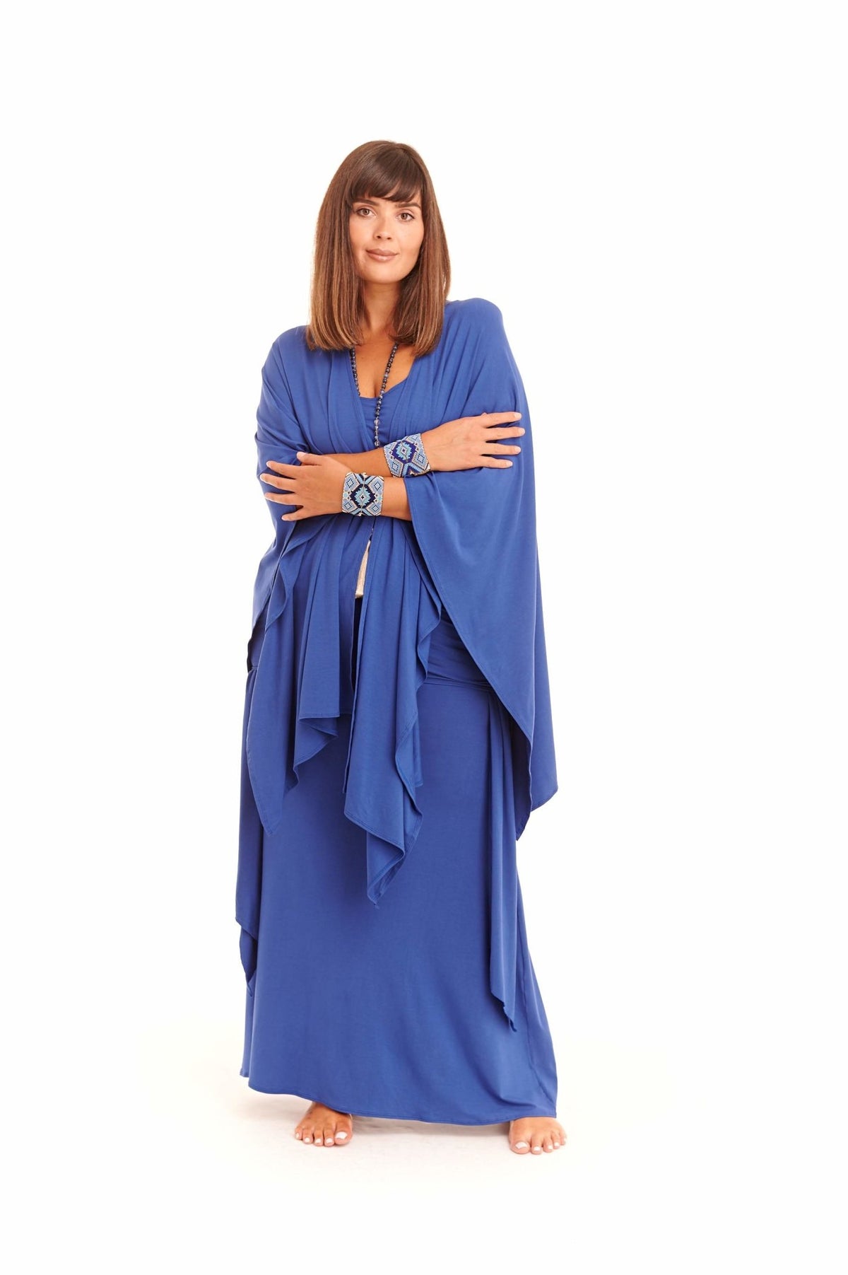 Bamboo Wrap Cobalt Blue - MUDRA