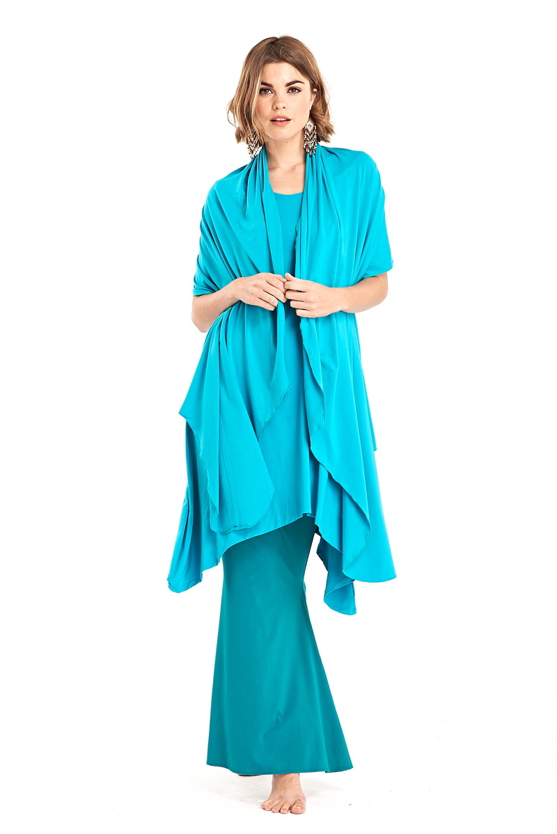 Bamboo Scarf Turquoise - MUDRA