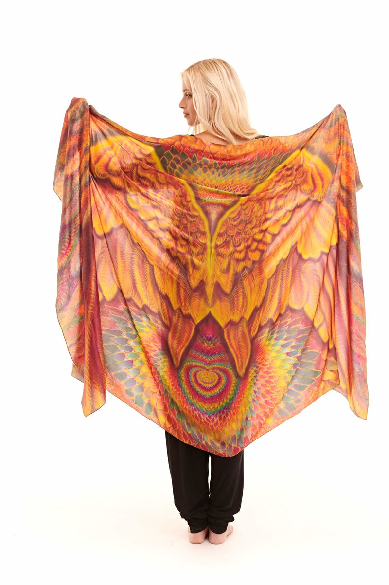 Phoenix Rising Angel Wings - Visionary Art - MUDRA