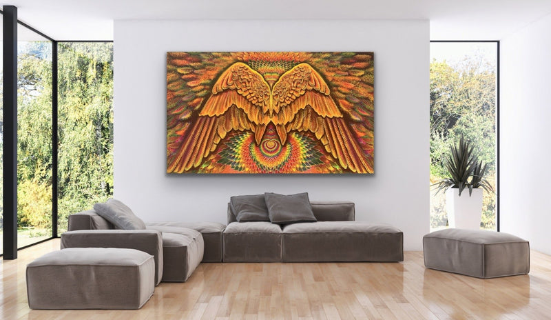 Phoenix Rising Angel Wings - Visionary Art - MUDRA