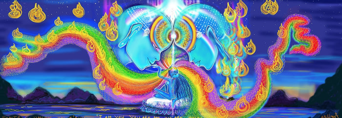 Tantric Union on Sirius - Visionary Art - MUDRA