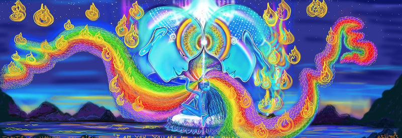 Tantric Union on Sirius - Visionary Art - MUDRA