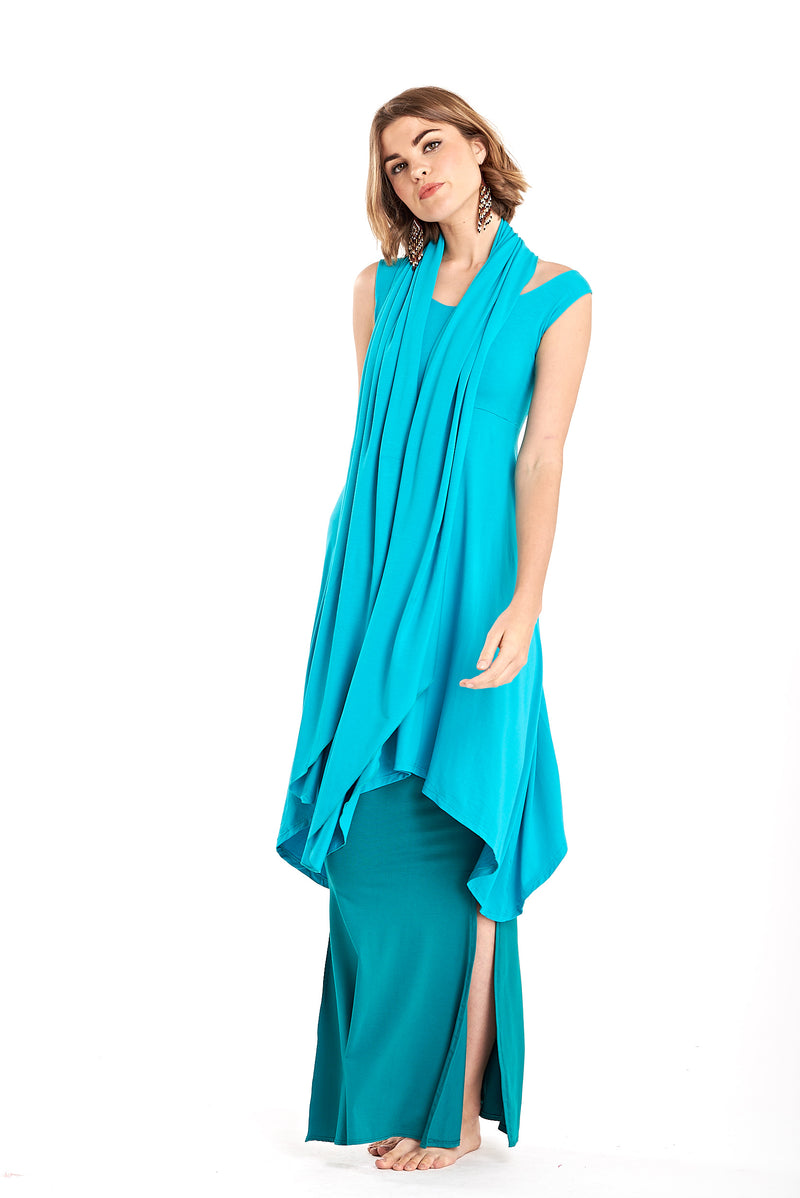 Bamboo Scarf Turquoise - MUDRA