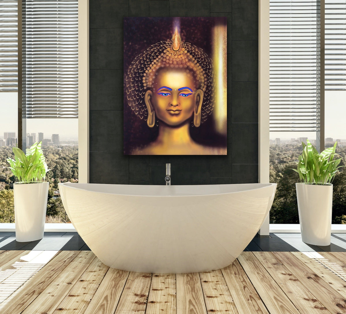 Wonderful Buddha Of Limitless Light - Visionary Art - MUDRA